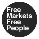 Free Markets Free People Sticker