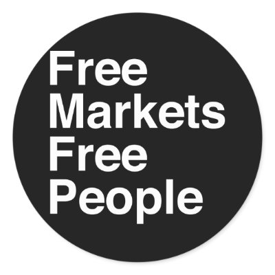 Free Markets Free People Sticker by AmericanElephant
