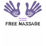 "Free Massage" womens T-Shirt