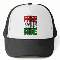 Free Palestine Block Mesh Hats