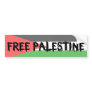 FREE PALESTINE Bumpersticker Bumper Stickers