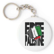 Free Palestine 'Flag Fist' Key Chain