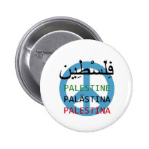 Free Palestine Pinback Button