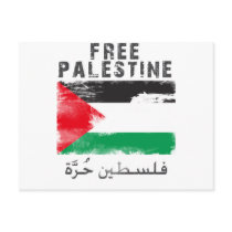 Free Palestine shirt Post Card