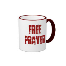 FREE PRAYER RED AID mug