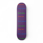 free_purple skate deck