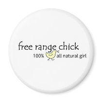 Free Range Chick Fridge Magnet