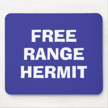 Free Range Hermit Mousepads