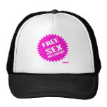 free sex delivery - pink mesh hat
