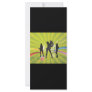 Free Silhouettes of Dancing Girls Rack Card Template