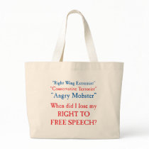 Free Speech?? Canvas Bags