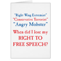 Free Speech?? Greeting Card