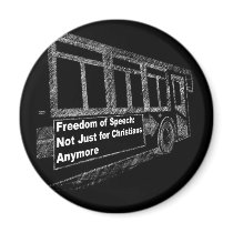 Free Speech: Not Just for Christians Anymore Fridge Magnets