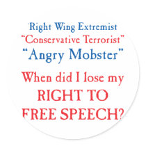 Free Speech?? Sticker