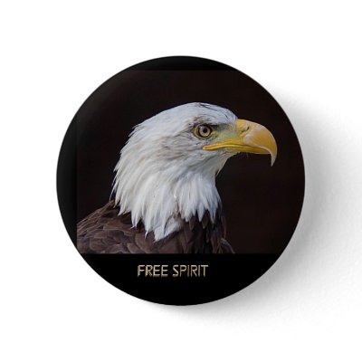 FREE SPIRIT EAGLE BUTTON by KENYATES