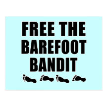 Free the Barefoot Bandit Tshirts Postcards