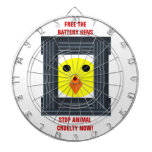 Free the Battery Hens Dart Board