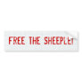 Free The Sheeple! Bumper Sticker