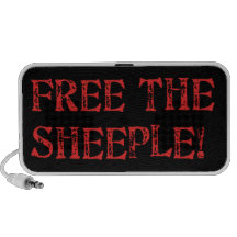 Free The Sheeple! Laptop Speakers