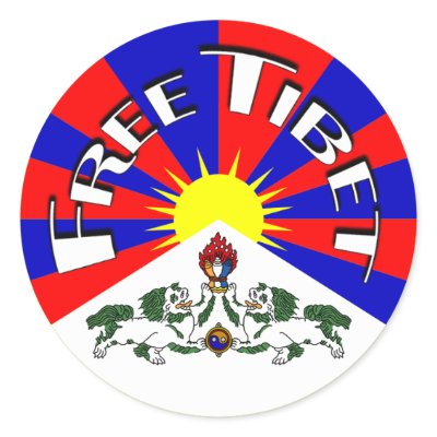 Free Tibet Badge by JaZilla