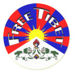 Free Tibet Badge stickers