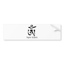 FREE TIBET BUMPER STICKERS
