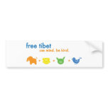Free Tibet Bumper Sticker