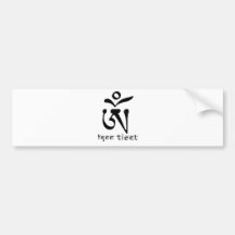 FREE TIBET BUMPER STICKERS