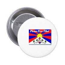 Free Tibet Buttons