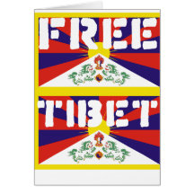 Free Tibet! Cards