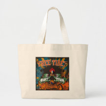 Free Tibet Grunge Art Canvas Bags