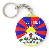FREE TIBET Keychain
