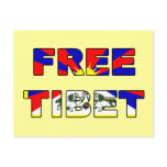 Free Tibet Postcard