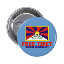 Free Tibet spoof Pin