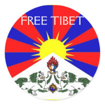 FREE TIBET Sticker Sheet