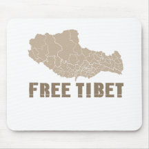 FREE TIBET / TIBETAN FREEDOM MOUSE MAT
