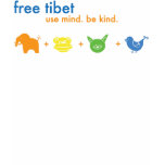 Free Tibet Women's Burnout Shirt