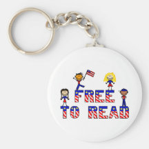 Free to Read w Kids Keychain