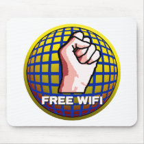 Free WiFi Mouse Pad