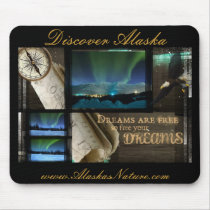 Free Your Dreams Aurora Mouse Pad