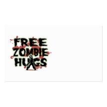 Free Zombie Hugs Business Cards