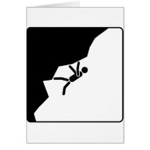 freeclimbing climber klettern kletterer bouldern grußkarte
