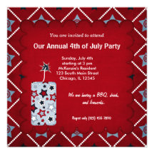 Freedom 4th of July Invitation