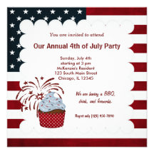 Freedom 4th of July Invitations