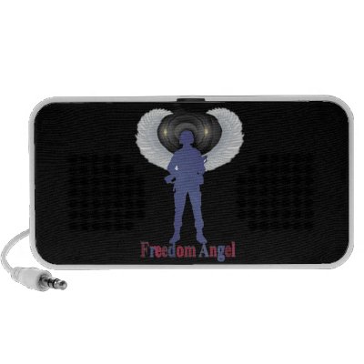 Freedom Angels Portable Speakers by WEBdREAMSS