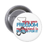Freedom Boyfriend Pinback Buttons