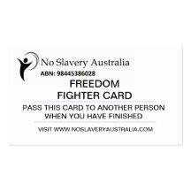 Freedom Fighter Card Business Card