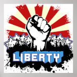 Freedom Fist Poster
