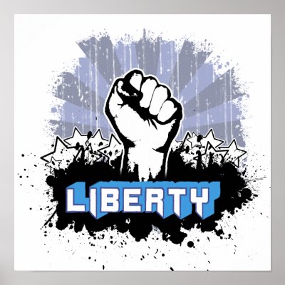 Freedom Fist Print by LibertyShack