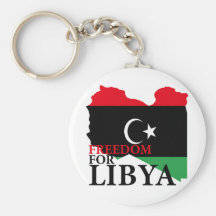 Freedom for Libya Key Chain
